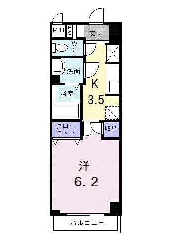 【ラヴィアン　オランジュの間取り】