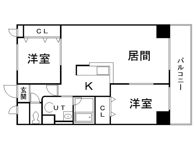 クラウンヒルズの間取り