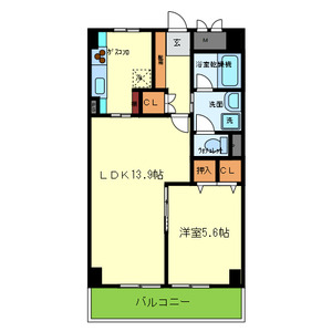 若草ハイツA棟の間取り