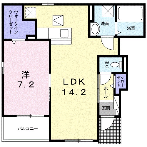 ステラ川津の間取り