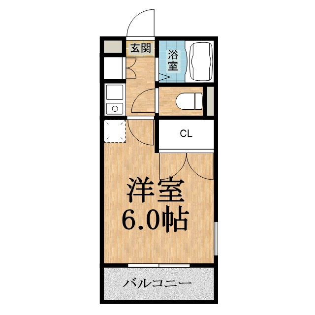 千葉市緑区誉田町のマンションの間取り