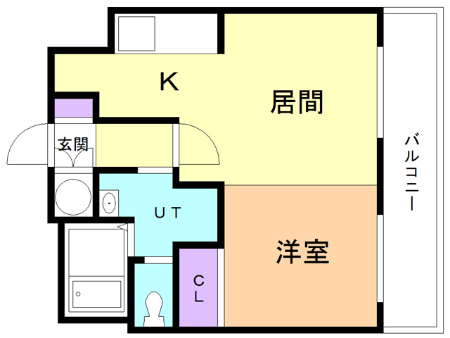 メゾンパティオ赤川の間取り