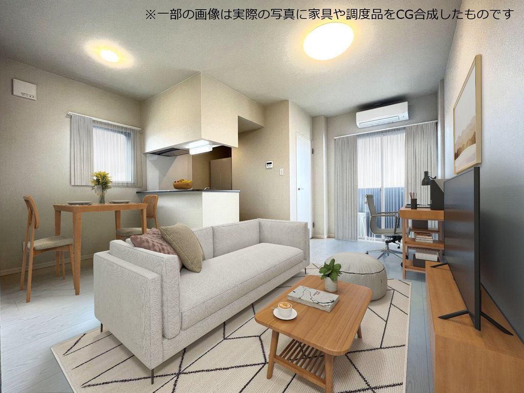 居室・リビング　※一部の画像は実際の写真に家具や調度品をCG合成したものです