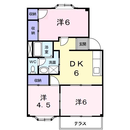 プラドール新庄の間取り