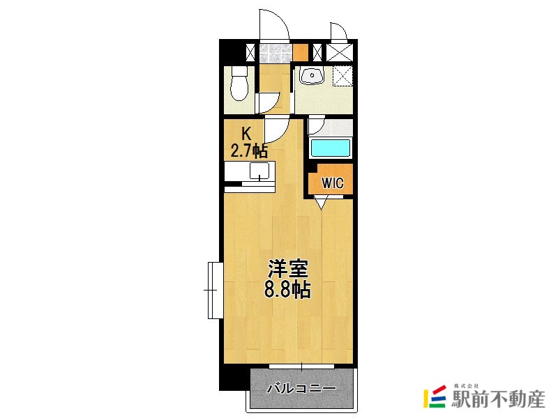 【鳥栖市今泉町のマンションの間取り】