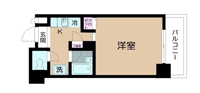 デュオフィール島津山の間取り