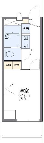 レオパレスオーキッドの間取り