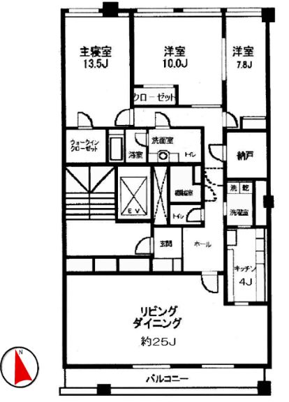 広尾ホームズの間取り