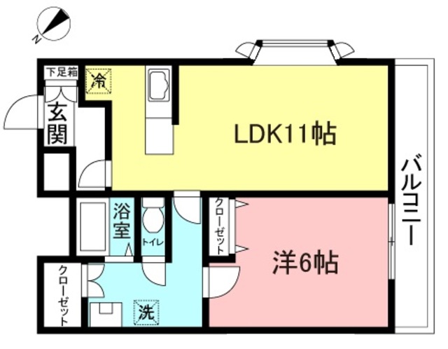 世田谷区砧のマンションの間取り