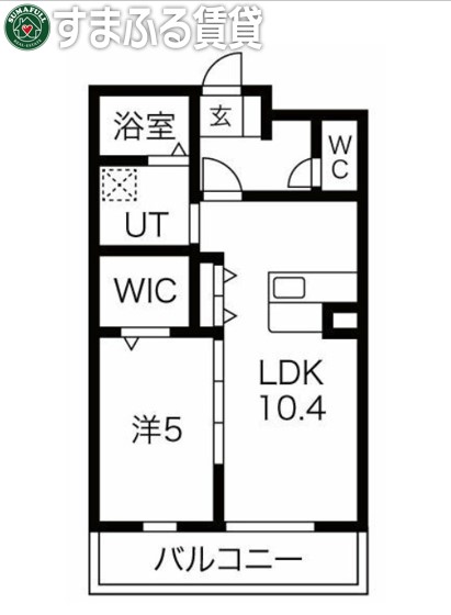 リトリート蓑川の間取り