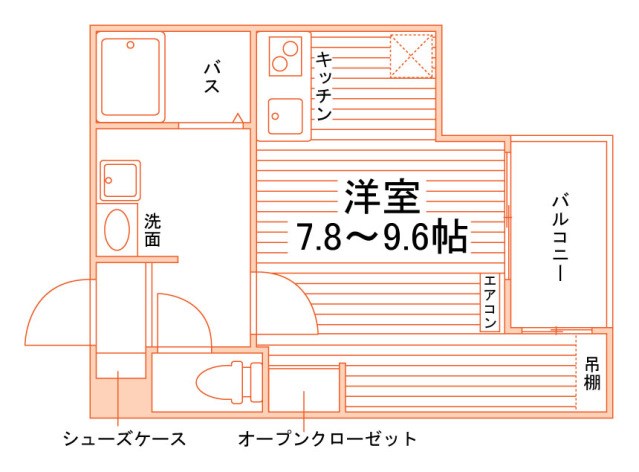 ル・レーヴ千同の間取り