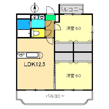 エフォートの間取り