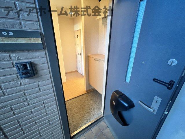 玄関　明るい玄関です