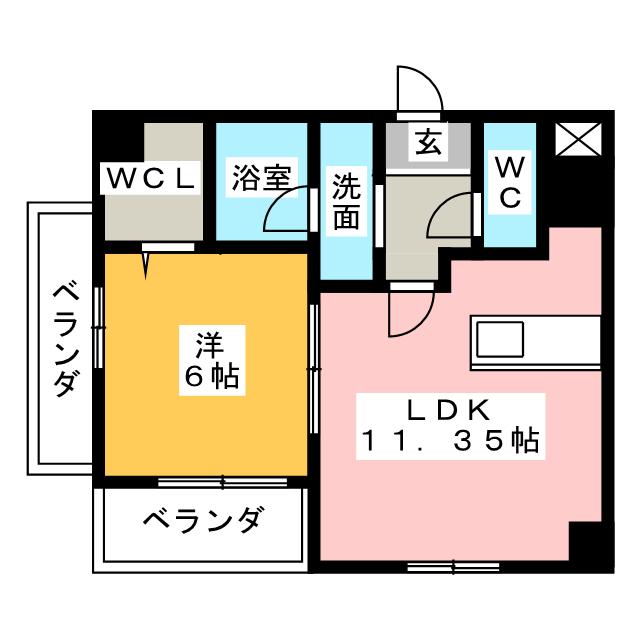 レガーロ掛川の間取り