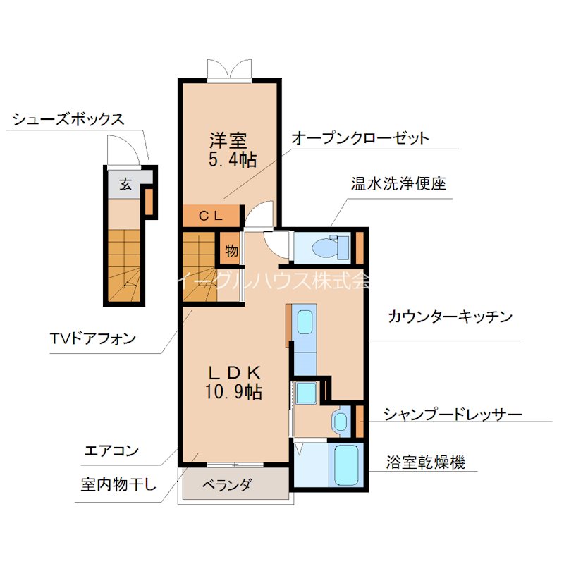 プレシャス蔵上IIの間取り