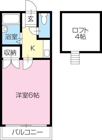 ロフトハウス城南の間取り