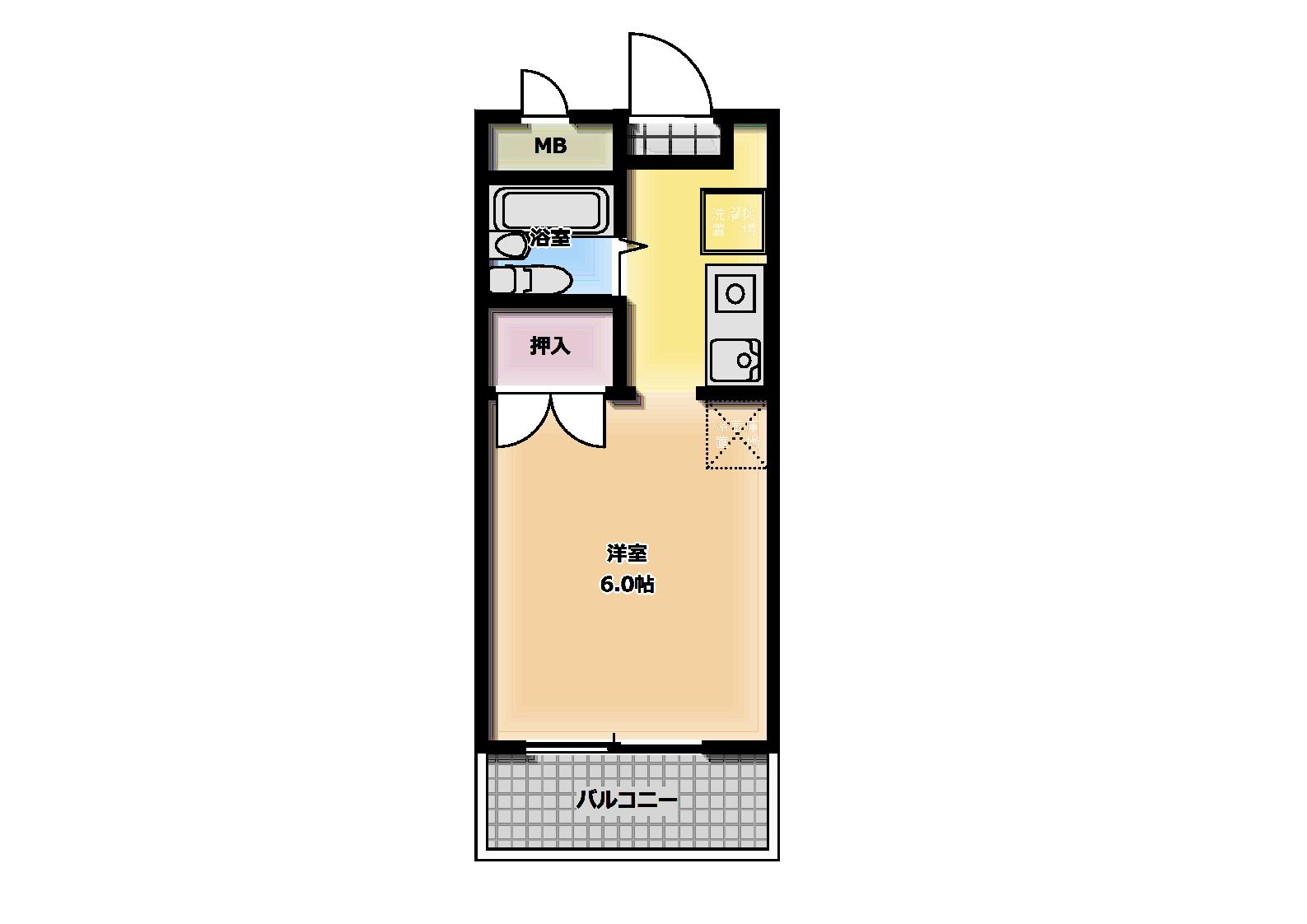 ジュネス井上の間取り