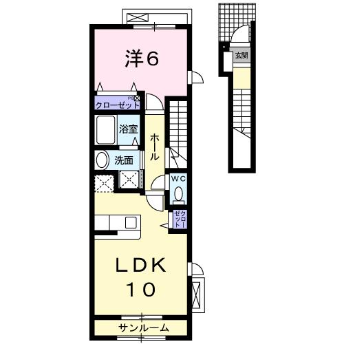 クリアウインドＢの間取り