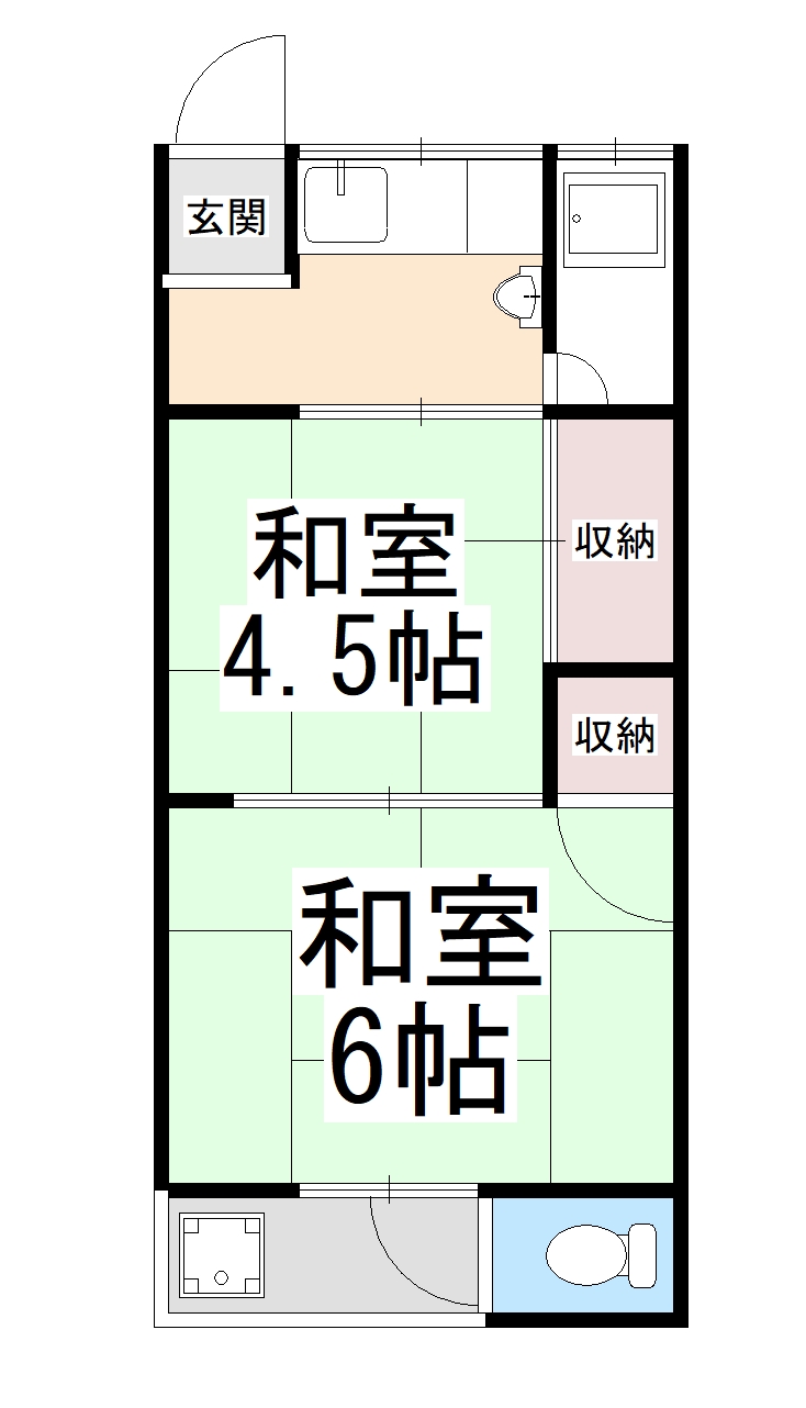 プチハイムキムラの間取り