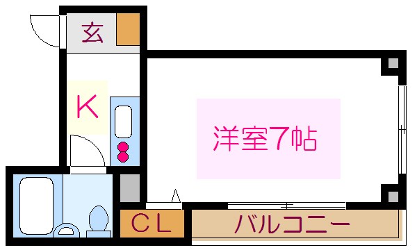 サンハイツ永岡の間取り