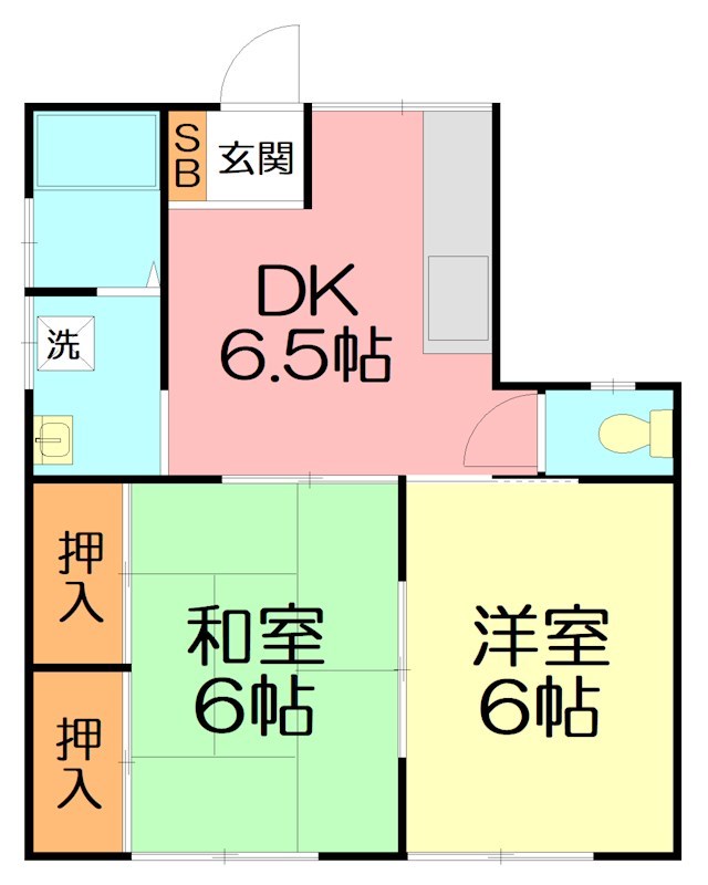 佐藤ハイツの間取り