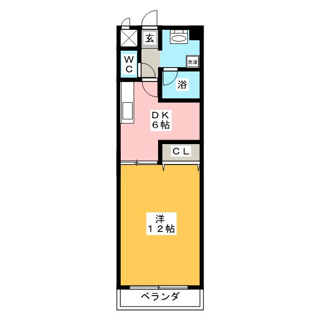 ドゥ　カンパーニュの間取り