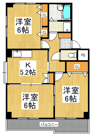 グリーンプラザの間取り