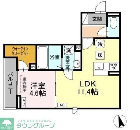 Ｄ－ＡＳＳＥＴ小金井本町の間取り