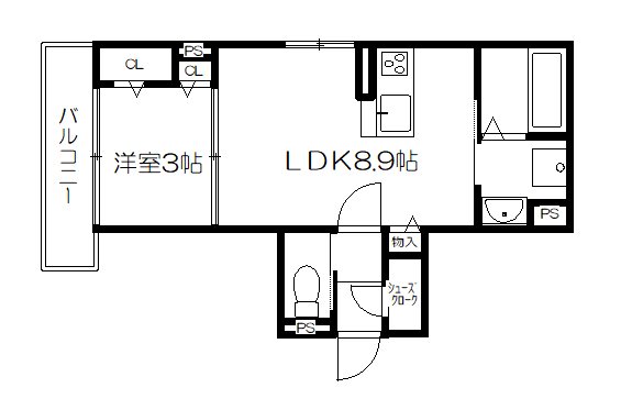 セジュール龍宮の間取り