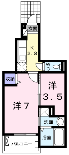 ラ・セゾンの間取り