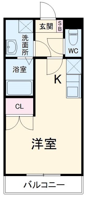 あま市甚目寺のマンションの間取り