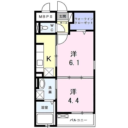 ｓｃｈｏｎｅ小町の間取り