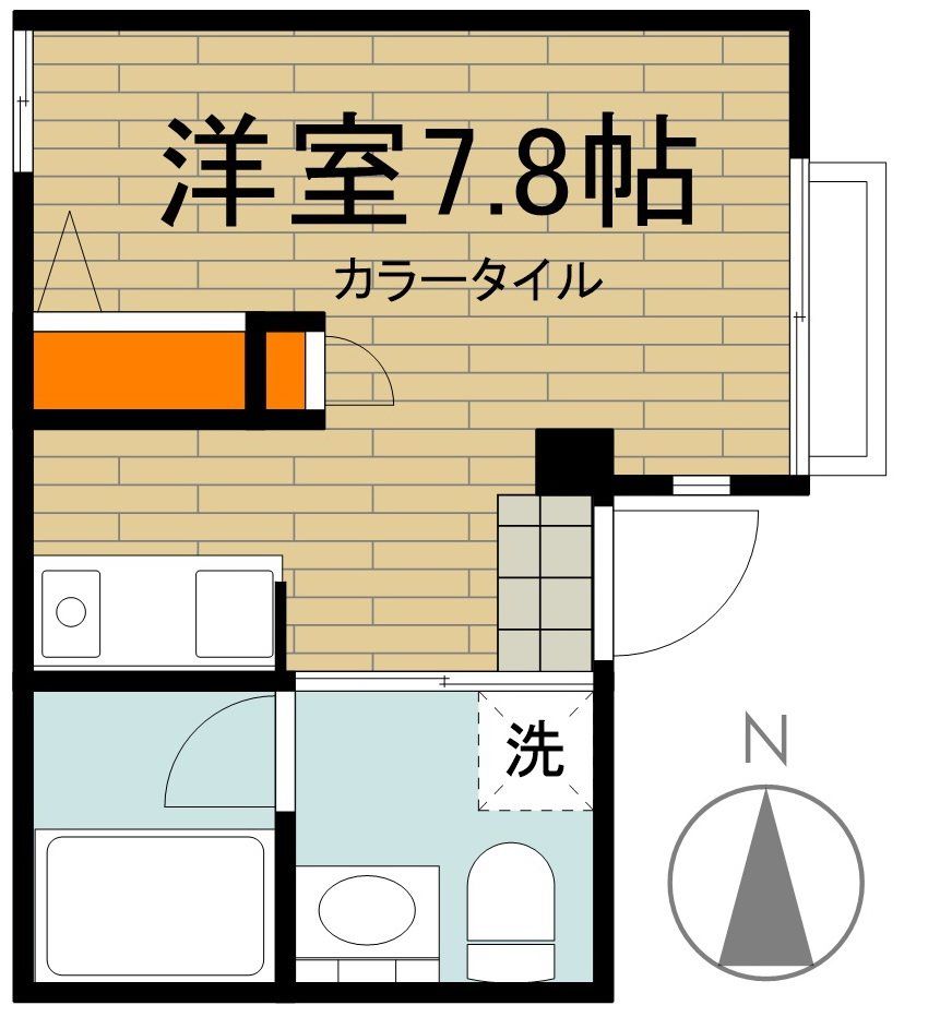 小金井市梶野町のアパートの間取り