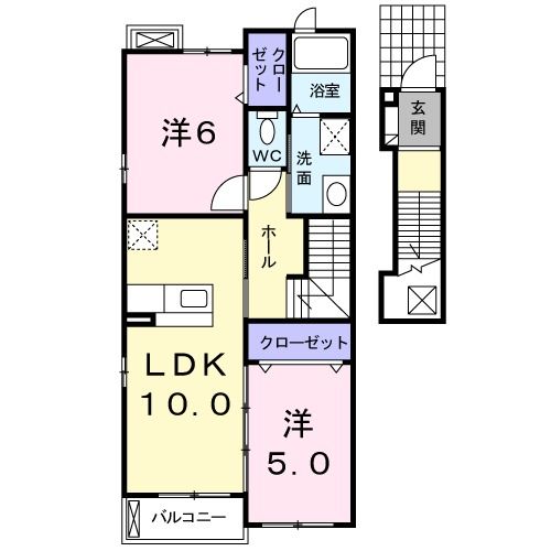 Ｔ．Ｈ　２０１０　Ａの間取り