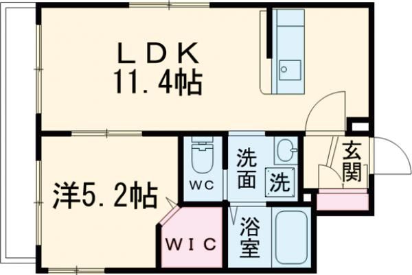 東京都足立区大谷田１（マンション）の賃貸物件の間取り