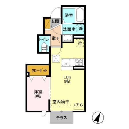 シティパル流星台の間取り