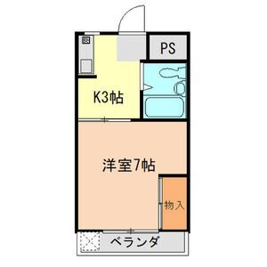 島川ハイツの間取り