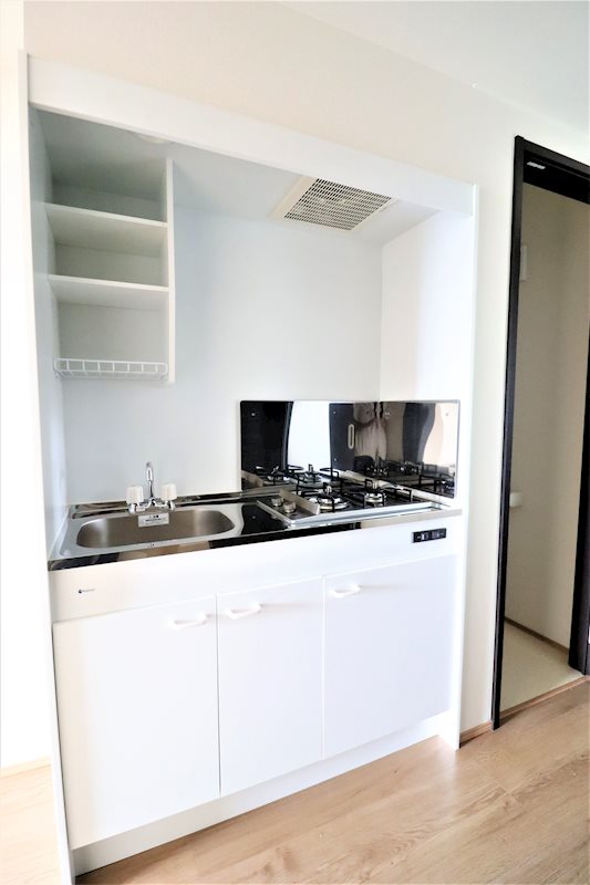 キッチン　（イメージ）二口コンロを採用し料理好きの方も安心