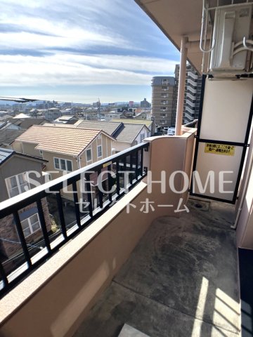 バルコニー　落ち着いた時間を過ごせるバルコニーです