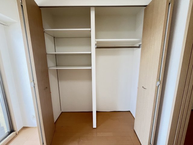 収納　たっぷりとした収納スペースです