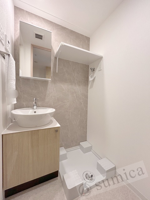 洗面設備　洗面脱衣所付き！独立洗面台が便利です♪♪