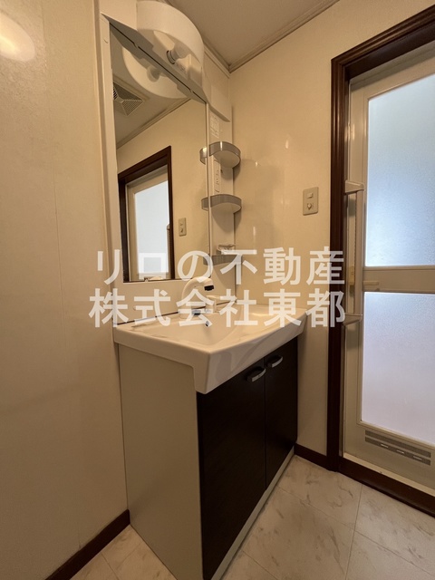 洗面設備　ヘアセットも簡単洗髪洗面化粧台☆