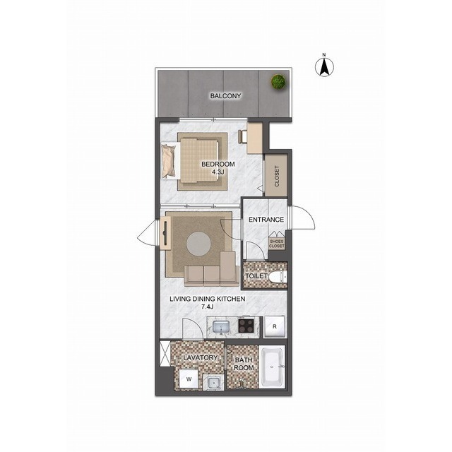 その他　家具配置間取り図