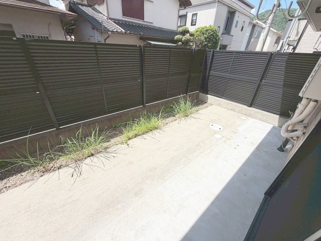 庭　お庭の付いた物件です