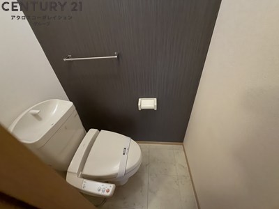 トイレ　ゆったりとした空間のトイレです