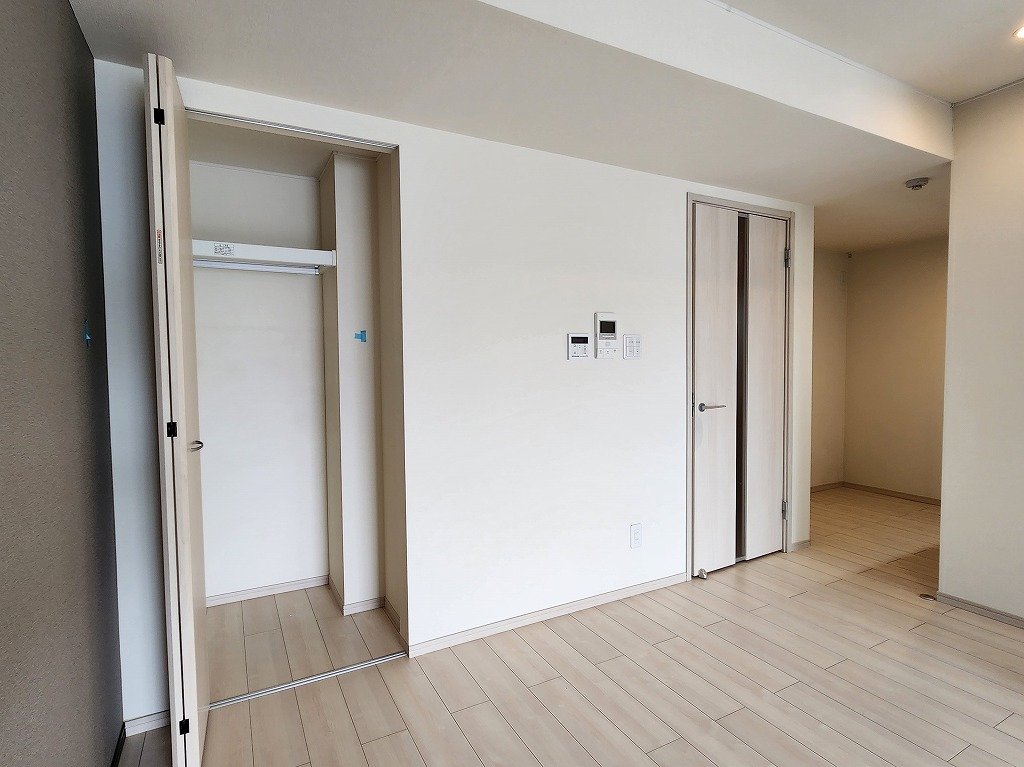 収納　クローゼット収納　建具も良い感じ