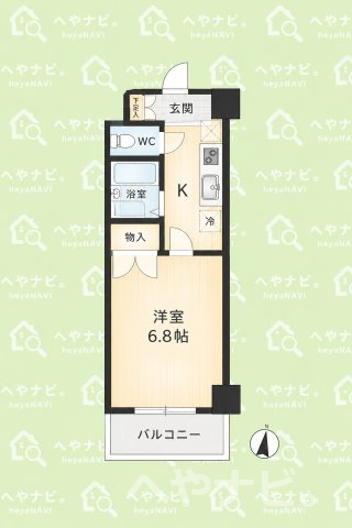 地下鉄桜通線 太閤通駅 徒歩2分 7階建 築34年の間取り写真