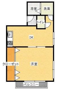 パインコート豊町の間取り写真