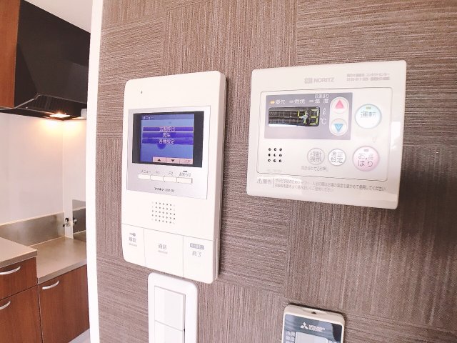 セキュリティ　エントランスに繋がる防犯設備カラーTVモニターホン