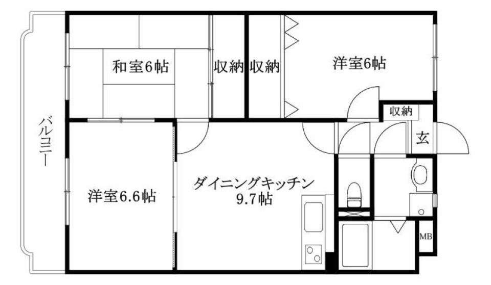 ユーミー平松の間取り